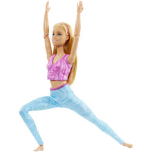 Încarcă imaginea în Galerie, Barbie Papusa Made To Move Blonda cu Top Roz