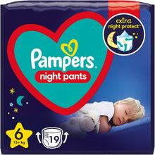 Încarcă imaginea în Galerie, Pampers Night Pants Nr 6 15+kg - Scutece 19buc
