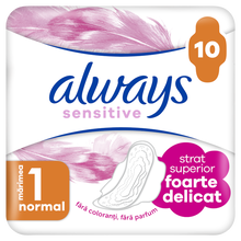 Încarcă imaginea în Galerie, Always Sensitive Normal - Absorbante 10 buc