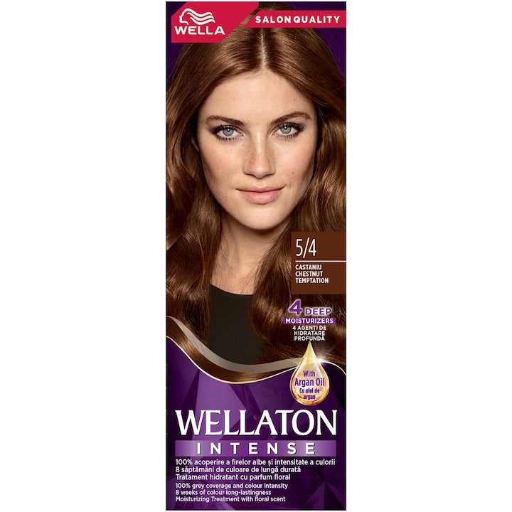 Wella Wellaton Intense 5/4 Vopsea de Par Permanenta 110ml Beauty Lounge