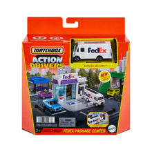 Încarcă imaginea în Galerie, Matchbox Set Action Drivers Centrul de Colete Fedex