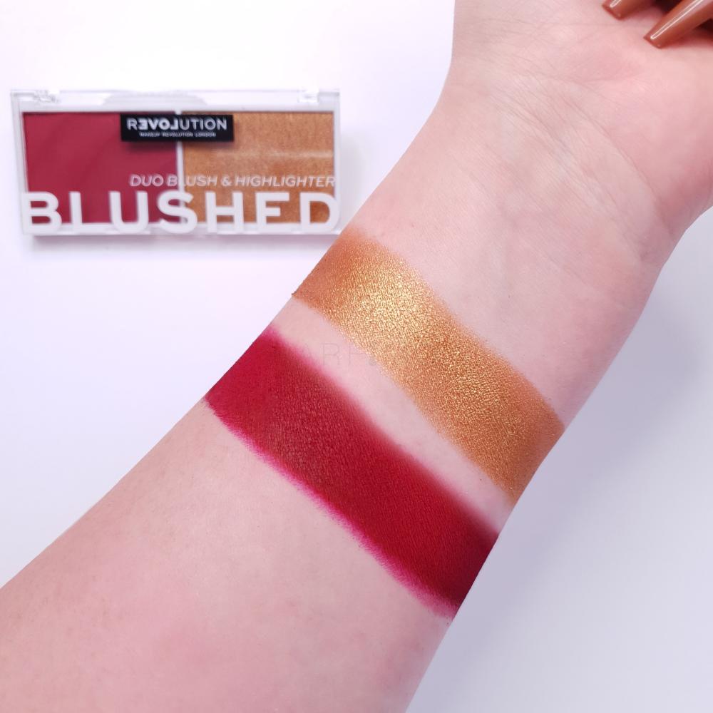 Makeup Revolution Relove Colour Play Blushed Duo Wishful Blush Ilumi Beauty Lounge