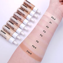 Încarcă imaginea în Galerie, Makeup Revolution Relove Super Serum Foundation F8.5 - Fond de ten