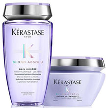 Încarcă imaginea în Galerie, Set Kerastase Blond Absolu - Sampon Bain Lumiere 250ml si Masca 200ml