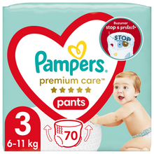 Încarcă imaginea în Galerie, Pampers Pants Premium Care Nr 3 6-11kg - Scutece 70buc