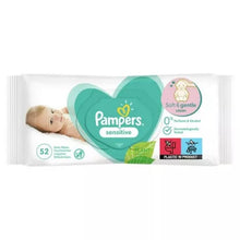 Încarcă imaginea în Galerie, Pampers Sensitive - Servetele Umede 52buc