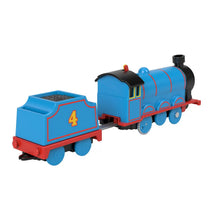 Încarcă imaginea în Galerie, Fisher Price Thomas Locomotiva Motorizata Gordon cu Vagon