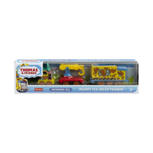 Încarcă imaginea în Galerie, Fisher Price Thomas Locomotiva Motorizata Muddy Fix Em Up Friends