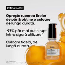 Încarcă imaginea în Galerie, L'Oreal Professionnel SE Metal Detox - Ulei Concentrat de Par 50ml