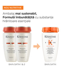Încarcă imaginea în Galerie, Kérastase Nutritive Bain Satin Sampon Hidratant Par Uscat 250ml