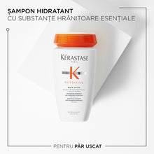 Încarcă imaginea în Galerie, Kérastase Nutritive Bain Satin Sampon Hidratant Par Uscat 250ml