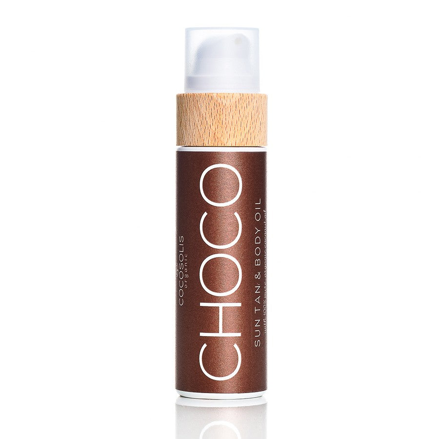 Cocosolis Choco Suntan & Body Oil - Ulei pentru Ingrijire si Bronzare Fara Factor de Protectie 200ml