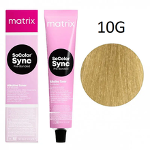 Încarcă imaginea în Galerie, Matrix Vopsea de Par Socolor 10G Blond Foarte Foarte Deschis Auriu 90 ml