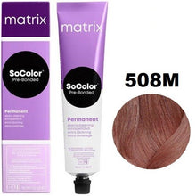 Încarcă imaginea în Galerie, Matrix Vopsea de Par Socolor 508M Extra Acoperire Blond Deschis Mocha 90 ml