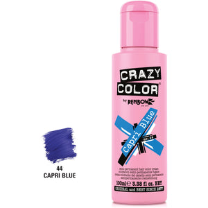 Crazy Color 44 Capri Blue Vopsea Semipermanenta 100ml