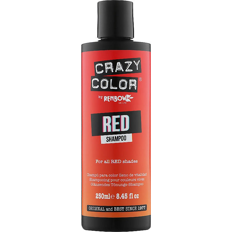 Crazy Color Red Sampon Pentru Mentinerea Nuantei de Rosu 250ml