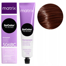 Încarcă imaginea în Galerie, Matrix Vopsea de Par Socolor 506BC Extra Acoperire Blond Inchis Maroniu Auriu 90ml