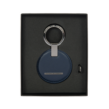 Încarcă imaginea în Galerie, Porsche Design Keyring Circle Dark Blue - Breoc din Piele Albastru