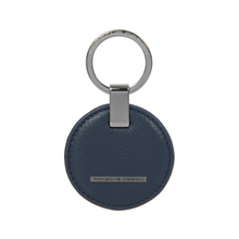 Încarcă imaginea în Galerie, Porsche Design Keyring Circle Dark Blue - Breoc din Piele Albastru
