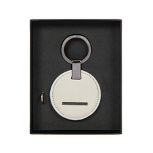 Încarcă imaginea în Galerie, Porsche Design Keyring Circle White - Breoc din Piele Alb