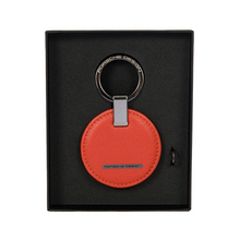 Încarcă imaginea în Galerie, Porsche Design Keyring Circle Lava Orange - Breloc din Piele Portocaliu