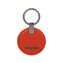 Încarcă imaginea în Galerie, Porsche Design Keyring Circle Lava Orange - Breloc din Piele Portocaliu