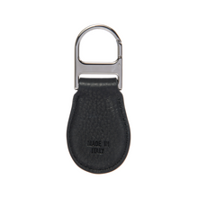 Încarcă imaginea în Galerie, Porsche Design Keyring Drop Black - Breloc din Piele Negru
