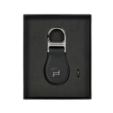 Încarcă imaginea în Galerie, Porsche Design Keyring Drop Black - Breloc din Piele Negru