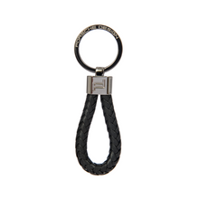 Încarcă imaginea în Galerie, Porsche Design Keyring Leather Cord Black- Breloc din Piele Negru