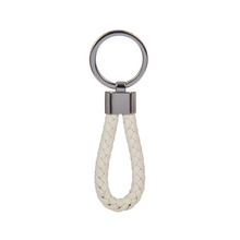 Încarcă imaginea în Galerie, Porsche Design Keyring Leather Cord Alb - Breloc din Piele