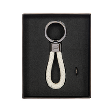 Încarcă imaginea în Galerie, Porsche Design Keyring Leather Cord Alb - Breloc din Piele