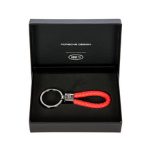 Încarcă imaginea în Galerie, Porsche Design Keyring Leather Cord Portocaliu - Breloc din Piele