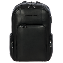 Încarcă imaginea în Galerie, Porsche Design Roadster Leather Backpack M1 Black - Rucsac din Piele Negru