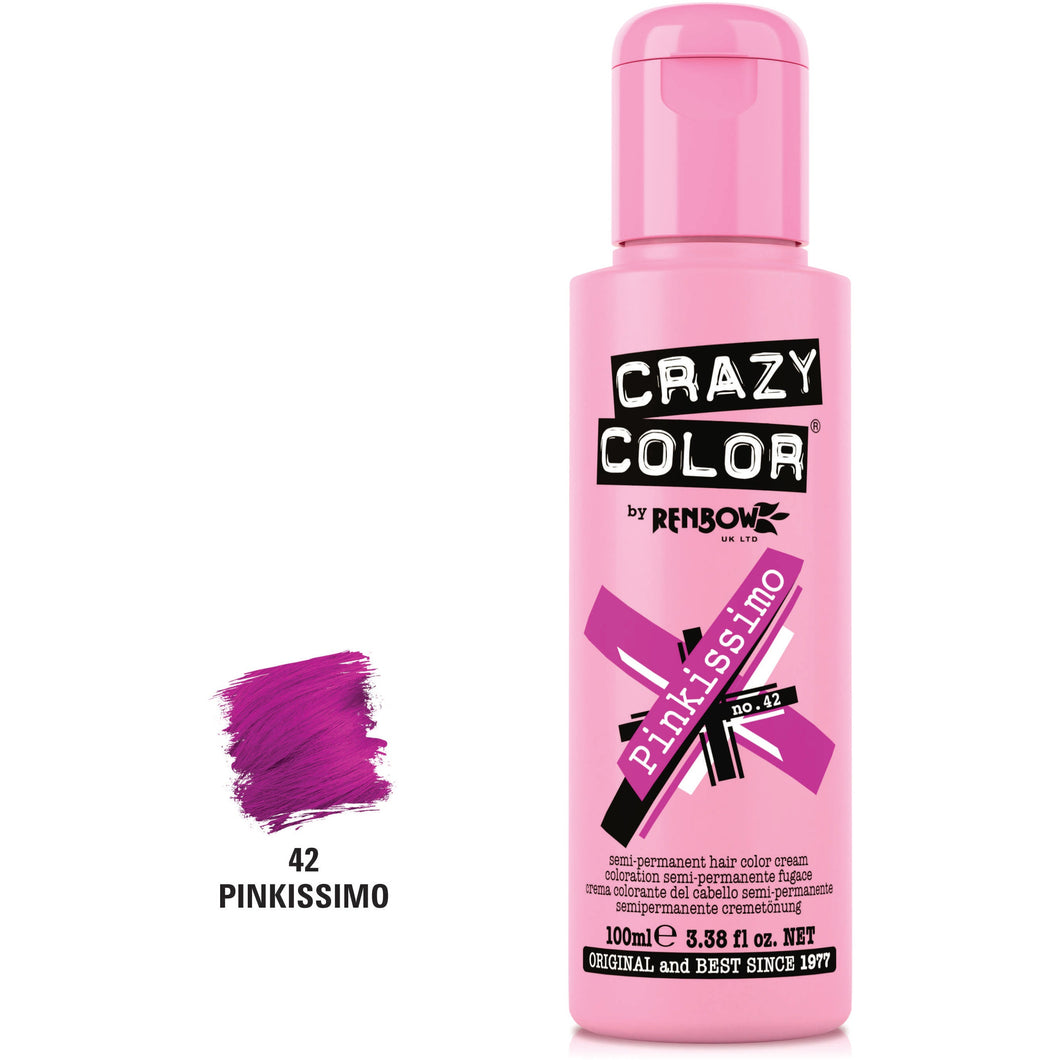 Crazy Color 42 Pinkissimo Vopsea Semipermanenta 100ml