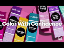 Încarcă și redă videoclipul în Galerie, Matrix Vopsea de Par Socolor 8MA Blond Deschis Mocha Cenusiu 90 ml