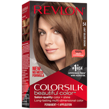 Încarcă imaginea în Galerie, Revlon Colorsilk 54 Light Goden Brown - Vopsea Permanenta