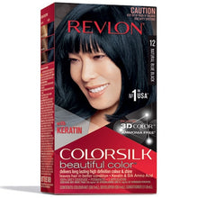 Încarcă imaginea în Galerie, Revlon Colorsilk 12 Blue Black - Vopsea Permanenta