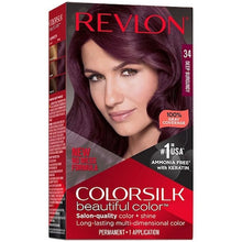 Încarcă imaginea în Galerie, Revlon Colorsilk 34 Deep Burgundy - Vopsea Permanenta