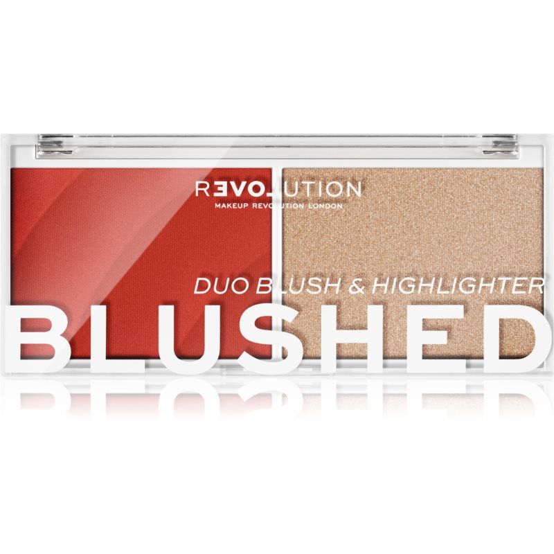 Makeup Revolution Relove Colour Play Blushed Duo Daydream - Blush Iluminator