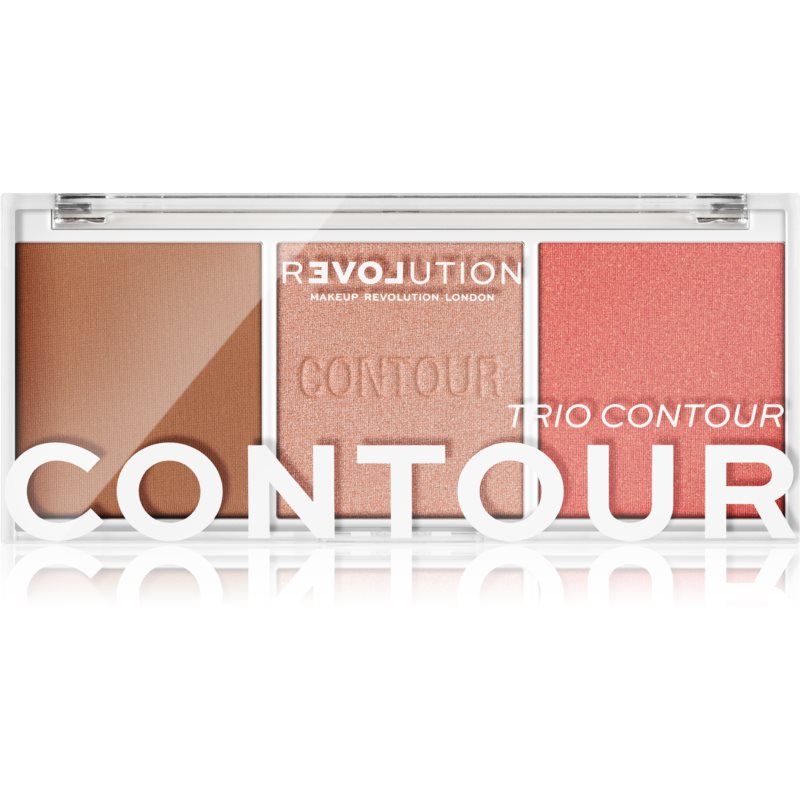 Makeup Revolution Relove Colour Play Contour Trio Palette Sugar - Paleta Fard de Ochi