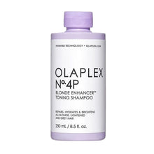 Încarcă imaginea în Galerie, Olaplex No.4P Blonde Enhancer Toning Shampoo - Sampon Tratament pentru Par Blond 250ml