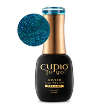 Încarcă imaginea în Galerie, Cupio Oja Semipermanenta To Go! Gold Collection Aqua Stars 15ml