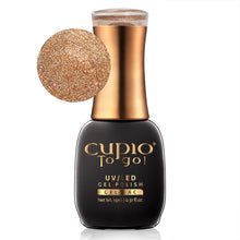 Încarcă imaginea în Galerie, Cupio Oja Semipermanenta To Go! Gold Collection Golden Brown 15ml