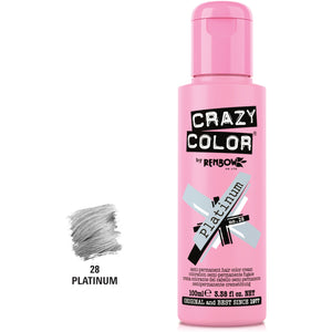 Crazy Color 028 Platinum Vopsea Semipermanenta 100ml