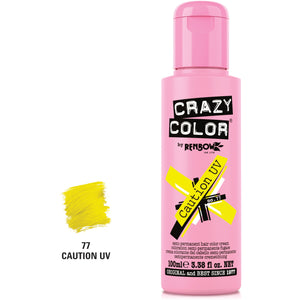 Crazy Color 77 Caution Uv Vopsea Semipermanenta 100ml