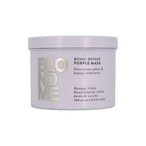 Schwarzkopf BlondMe Bond Repair Purple Masca pentru Neutralizarea Tonurilor de Galben 500ml