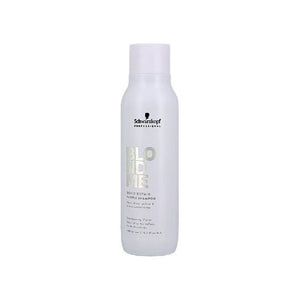 Schwarzkopf BlondMe Bond Repair Purple Sampon cu Pigment Violet Par Blond 300ml