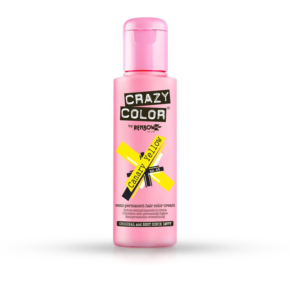 Crazy Color 49 Canary Yellow Vopsea Semipermanenta 100ml