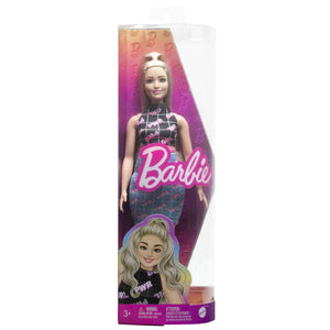 Barbie Papusa Fashionista Blonda cu Borseta Roz