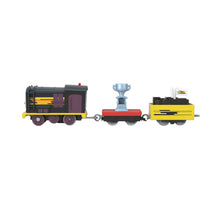 Încarcă imaginea în Galerie, Fisher Price Thomas Locomotiva Motorizata Diesel cu 2 Vagoane
